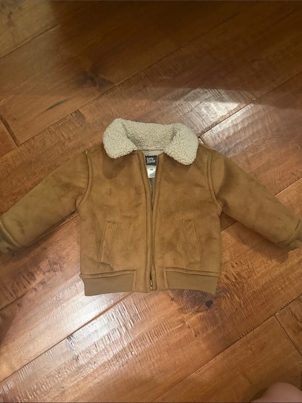 3-Piece Baby Jacket Bundle - Gray Plaid, Brown Sherpa, Gray Bear Fleece